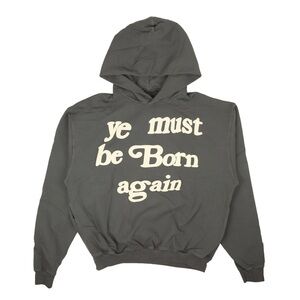 YE MUST BE BORN AGAIN Hoodie SZ Large